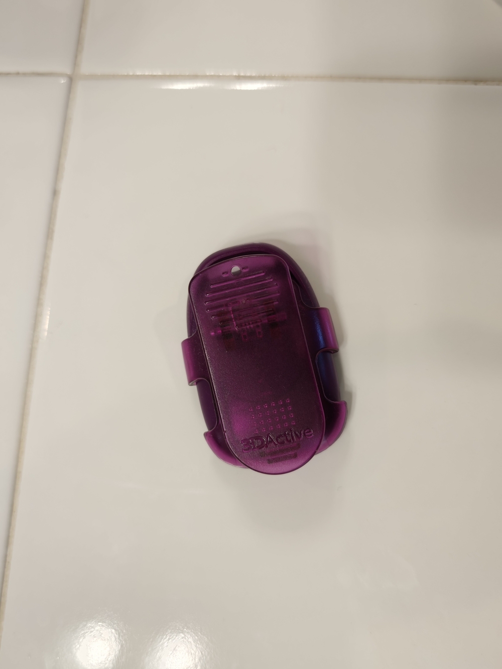 Purple Pedometer - Compact Step Counter - Picture 2 of 4